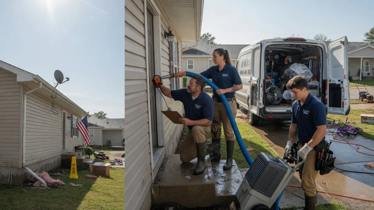 Ceiling Water Damage Restoration in Millstadt, IL near me